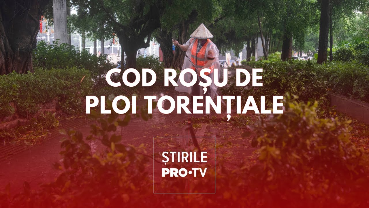 Potop în România: Fiecare metru pătrat are apă suficientă pentru o cadă!