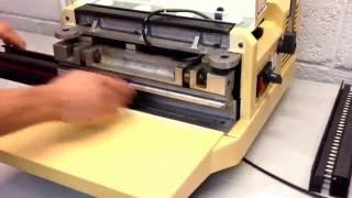 Elmstok - James Burn PB3000 Binding Punch, Showing 3:1 & 2:1 Wire Punch Tool Options