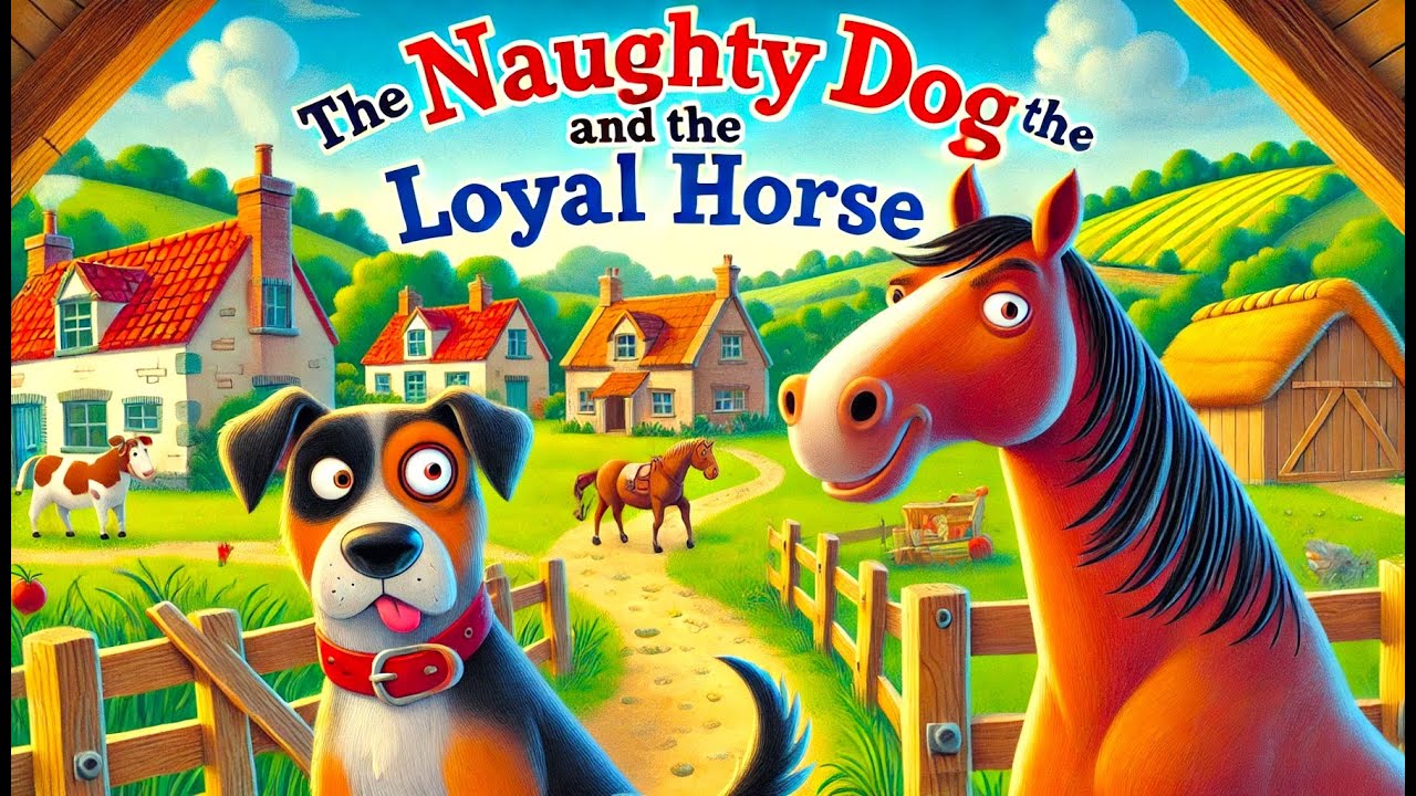 The Naughty Dog and the Loyal Horse || Moral Bedtime Stories For Kids ...