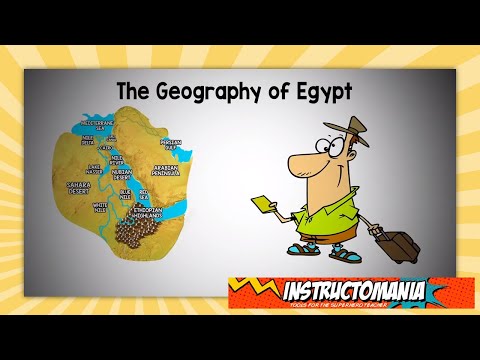 इंस्ट्रक्टोमैनिया द्वारा प्राचीन विश्व इतिहास के लिए मिस्र का भूगोल