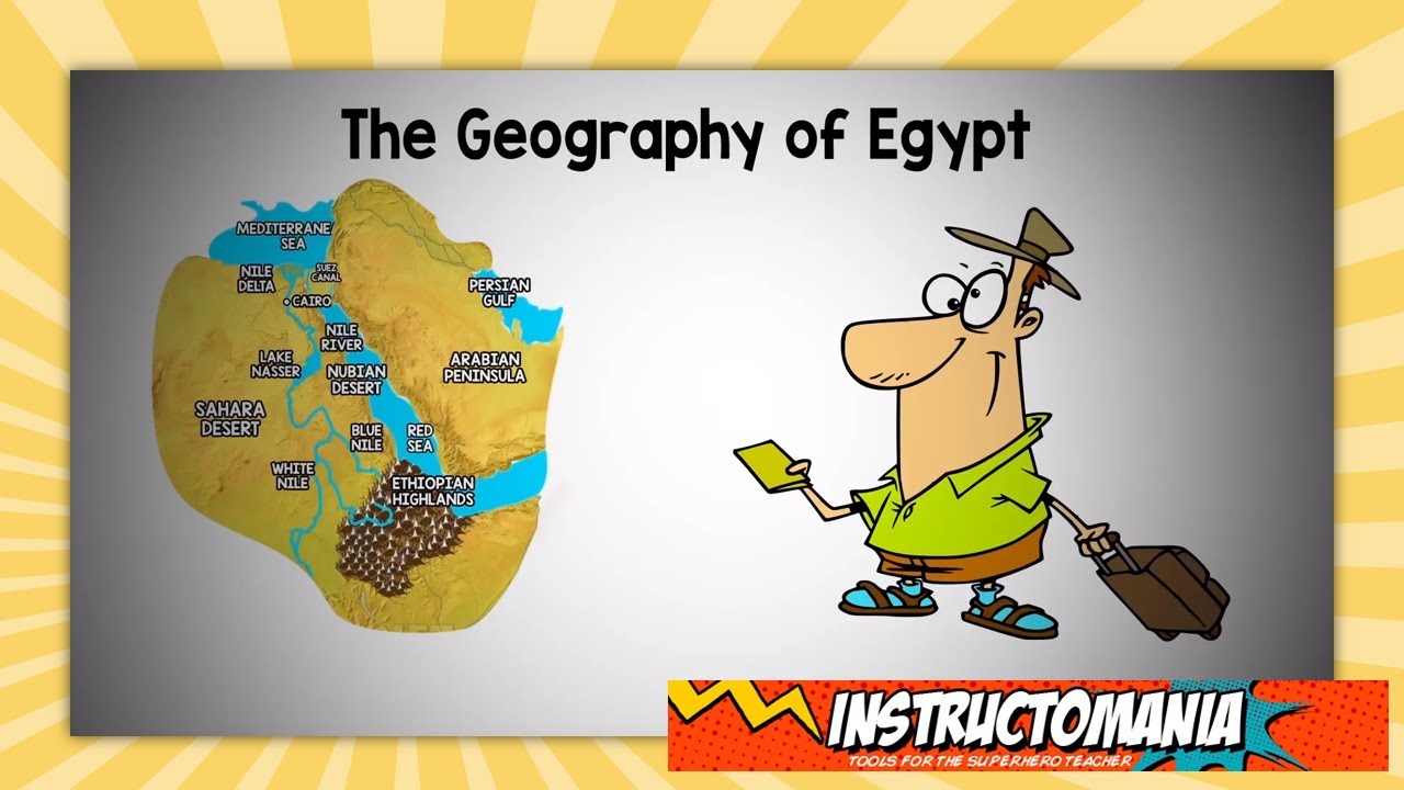 Egypt Geography For Ancient World History By Instructomania