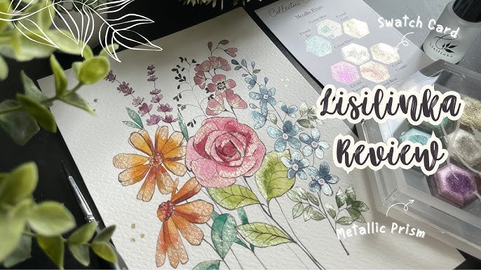 Brighten up your artwork with handmade metallic watercolors! : u/Lisilinka