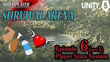 Making a Multiplayer Survival Arena (Ep6 Part 1) "Player Stats" - Unity Unet Tutorial