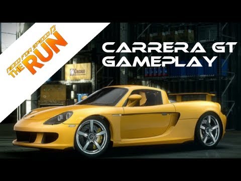Need for Speed : The Run - Porsche Carrera GT Gameplay | PS3 Exclusive car  - Video