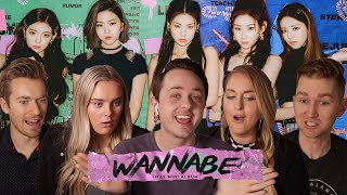 Friends React to ITZY for the First Time! "WANNABE" M/V Reaction!!