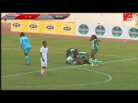 Nigeria vs Ivory Coast [2-0] CAF Women&#39;s AFCON Qualifier highlights