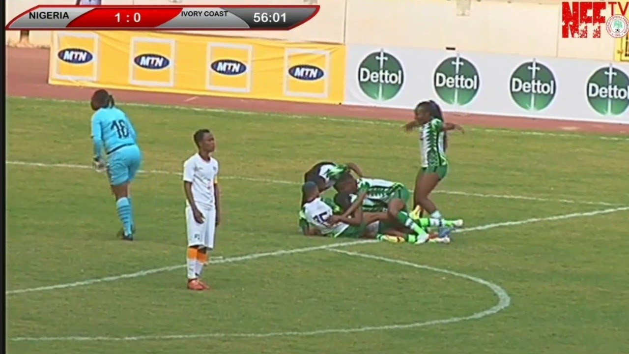 Nigeria vs Ivory Coast [2-0] CAF Women's AFCON Qualifier highlights