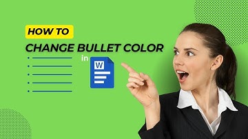 How to Customize Bullet Points in Microsoft Word: Increase Size & Change Color