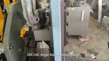 JGX CNC Angle Steel Punching Line For Steel Tower