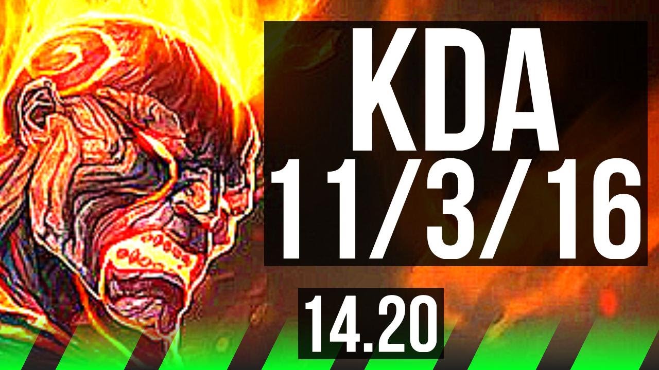 BRAND vs HECARIM (JGL) | 52k DMG, 11/3/16, Dominating | NA Grandmaster | 14.20