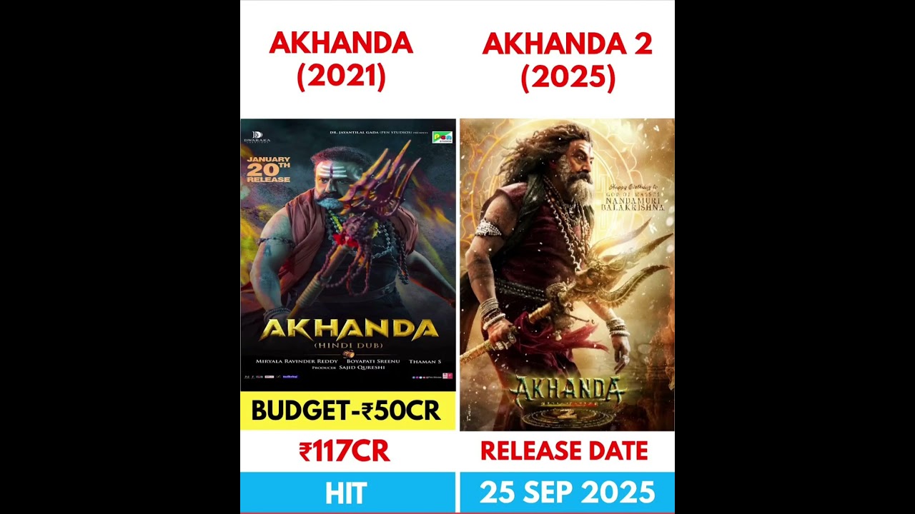 akhanda vs akhanda 2 movie box office collection 💥 