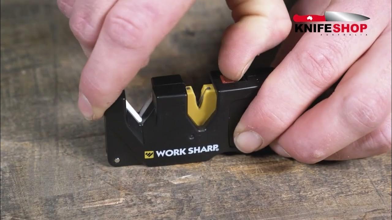 Worksharp EDC Pivot Pull Through Knife Sharpener Carbide & Ceramic Slots  WSEDCPVT