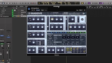 Simple Trance Beat using 3 Massive Synth
