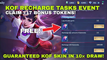 CLAIM GUARANTEED KOF SKIN LEONA! KOF RECHARGE EVENT 2023 MLBB