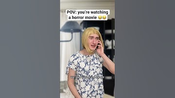Horror movie trailers be like #shorts #funny #comedy