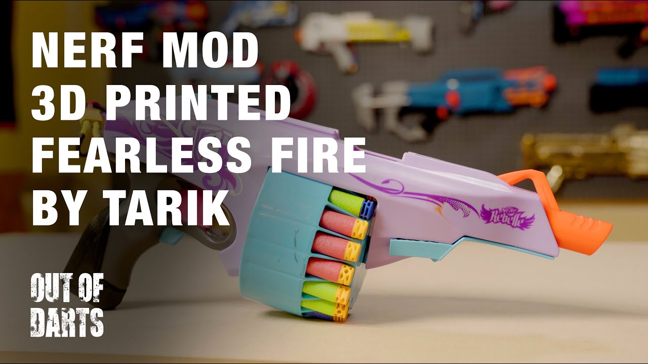 Nerf Fortnite AR-L Elite Dart Blaster 3D model