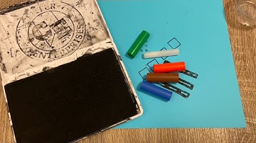 Printmaking using found objects