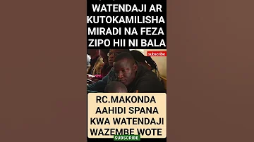 RC MAKONDA AAHIDI KUWAPIGA SPANA WATENDAJI WA HOVYO 