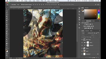 Create an Abstract Expressionist Portrait Adobe Photoshop CC