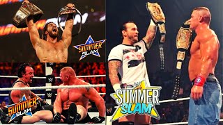 Top 5 Best SummerSlam Matches of Allm Time 🔥