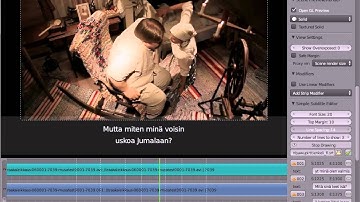 Simple Subtitle Editor Add-on Improvements for Sawupirttienkeli Production
