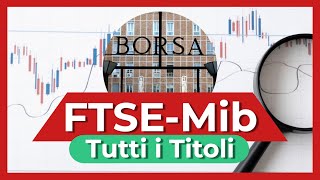 Arrivano i dividendi ‼️Analisi titoli FTSE MIB - 1a PARTE