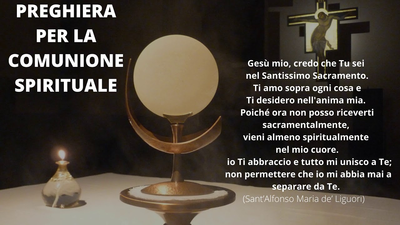 comunione spirituale - YouTube