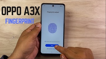 How to Setup Oppo A3x Fingerprint Lock