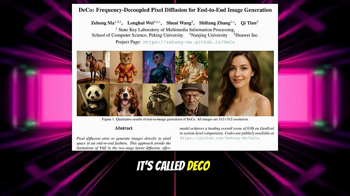 DeCo: Frequency-Decoupled Pixel Diffusion for End-to-End Image Generation (Nov 2025)