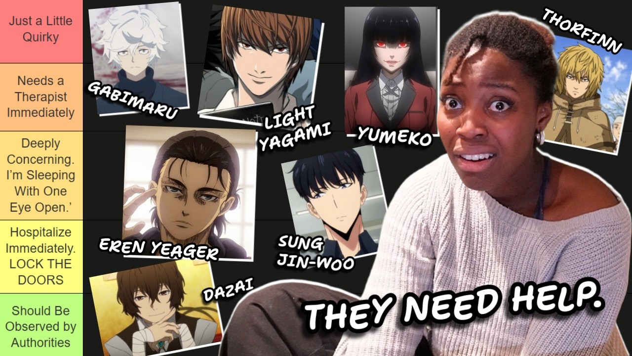 I Ranked Anime Protagonists Based on How Mentally UNSTABLE They Are