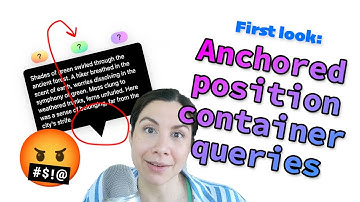 First look: Anchored style queries (early stage prototype in Chrome 139+)