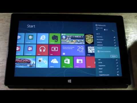 Surface Tablet: How to Connect to Wifi​​​ | H2TechVideos​​​