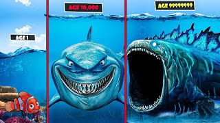 Growing Smallest Fish into Biggest Fish in GTA 5! THE BLOOP FISH MONSTER GIANT FINDING NEMO screenshot 2