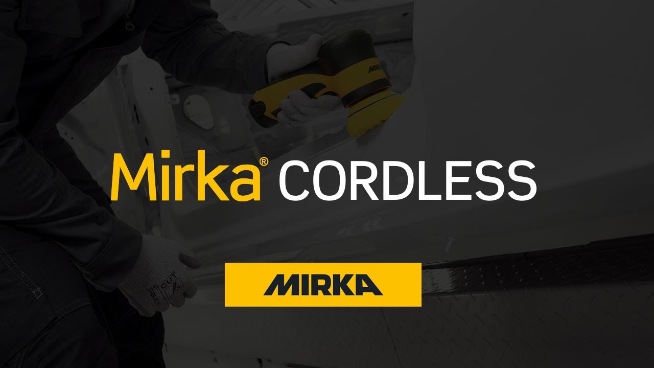 Mirka Cordless Polishing Tools - Where comfort meets control - Mirka video