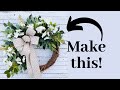 HOW TO MAKE A YEAR ROUND WREATH/ Easy wreath tutorial #wreathmaking #wreathtutorial