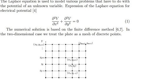 laplace equation numerical | numerical methods | smart study | jitendra sah