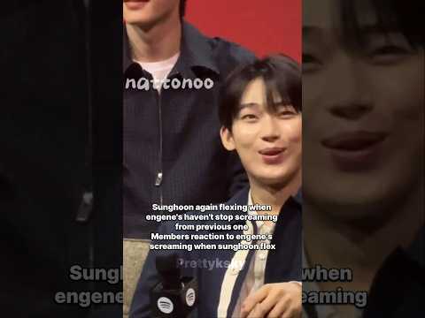 Jungwon Sunoo Was So Stunned Of Engenes Screaming Enhypen Jay Sunghoon Sunoo Jungwon 