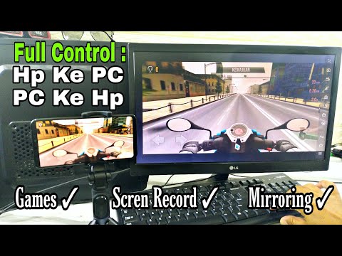 Cara Menampilkan Layar  Hp Ke Laptop plus Kontrol