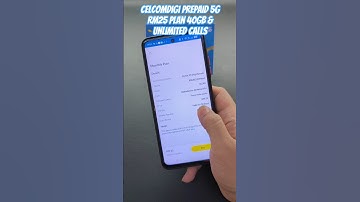 celcomdigi Prepaid 5GRM25 Plan 40GB & unlimited calls
