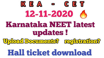 KEA UGNEET candidates hall ticket | Registration process extended? | DME