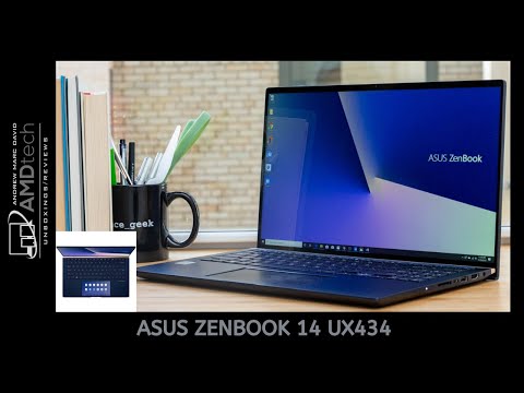 Asus ZenBook 14 UX434 Unboxing & Review: Comet Lake, MX250 & ScreenPad 2.0!