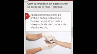 Prim ajutor - aplicatie iphone cu informatii necesar in caz de accidente screenshot 2