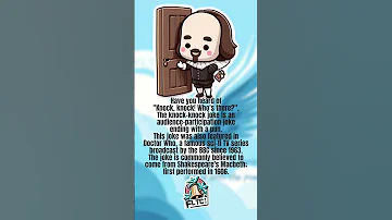 Knock Knock Who S There Learn English With Shakespeare English Video 
