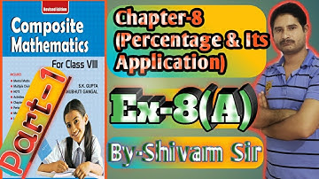 Class-8(Maths)Chapter-8(Percentage and it