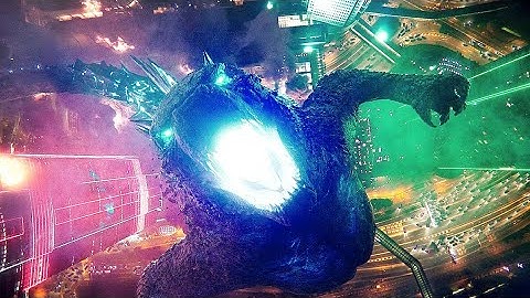 Godzilla Drills Into the Hollow earth (recreated x2)