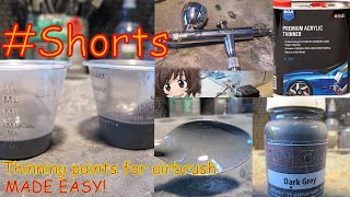 #shorts thinning paints for airbrush