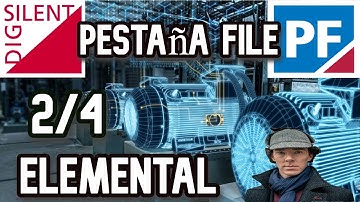 2.✅DIgSILENT21 Power Factory || Exportar e importar 1 proyecto desde pestaña archivo de digsilent21