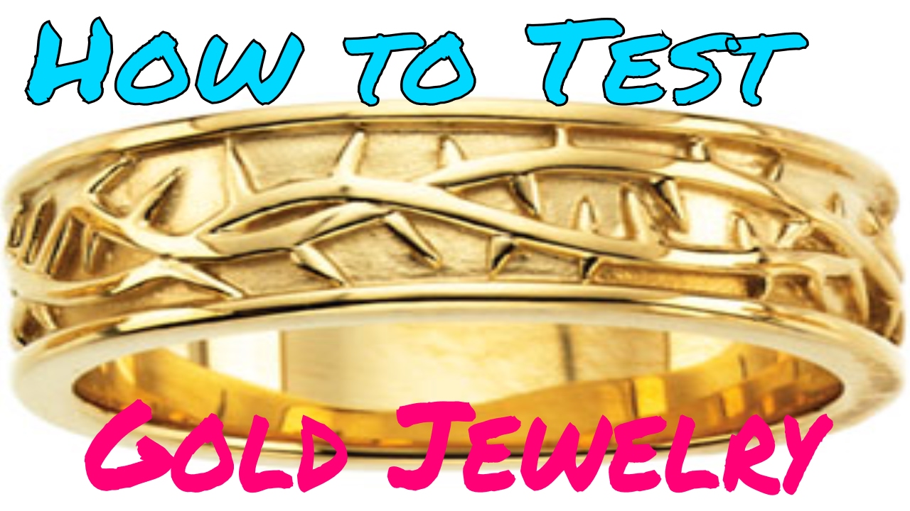 DIY How to Test Your Gold Jewelry YouTube