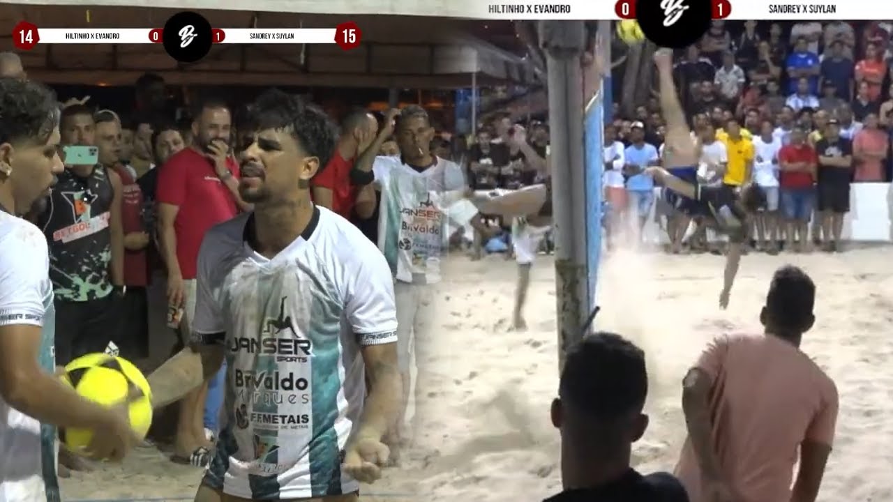 JOGO HISTÓRICO!!! HILTINHO E EVANDRO X SANDREY E SUYLAN | BRABOS DA AREIA
