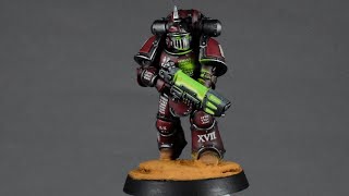 Word Bearers Armor Speed painting Guide